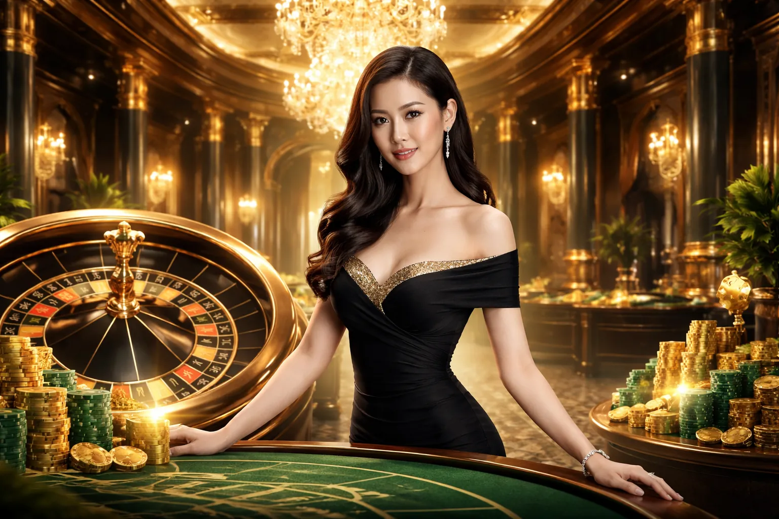 Sòng bạc trực tuyến 123b iOS với bàn Baccarat và dealer người thật