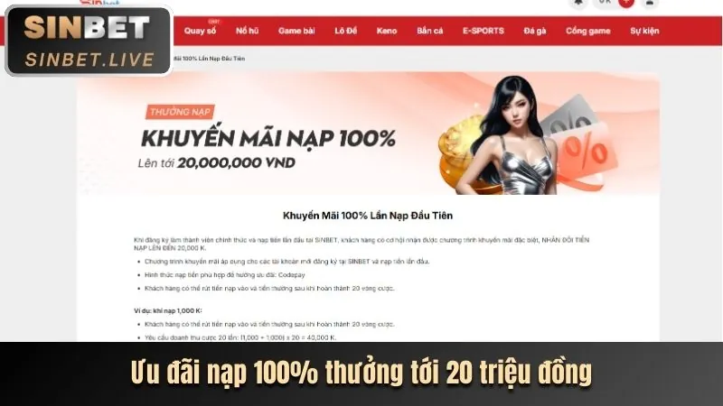 Khuyến mãi chào mừng 123b ios